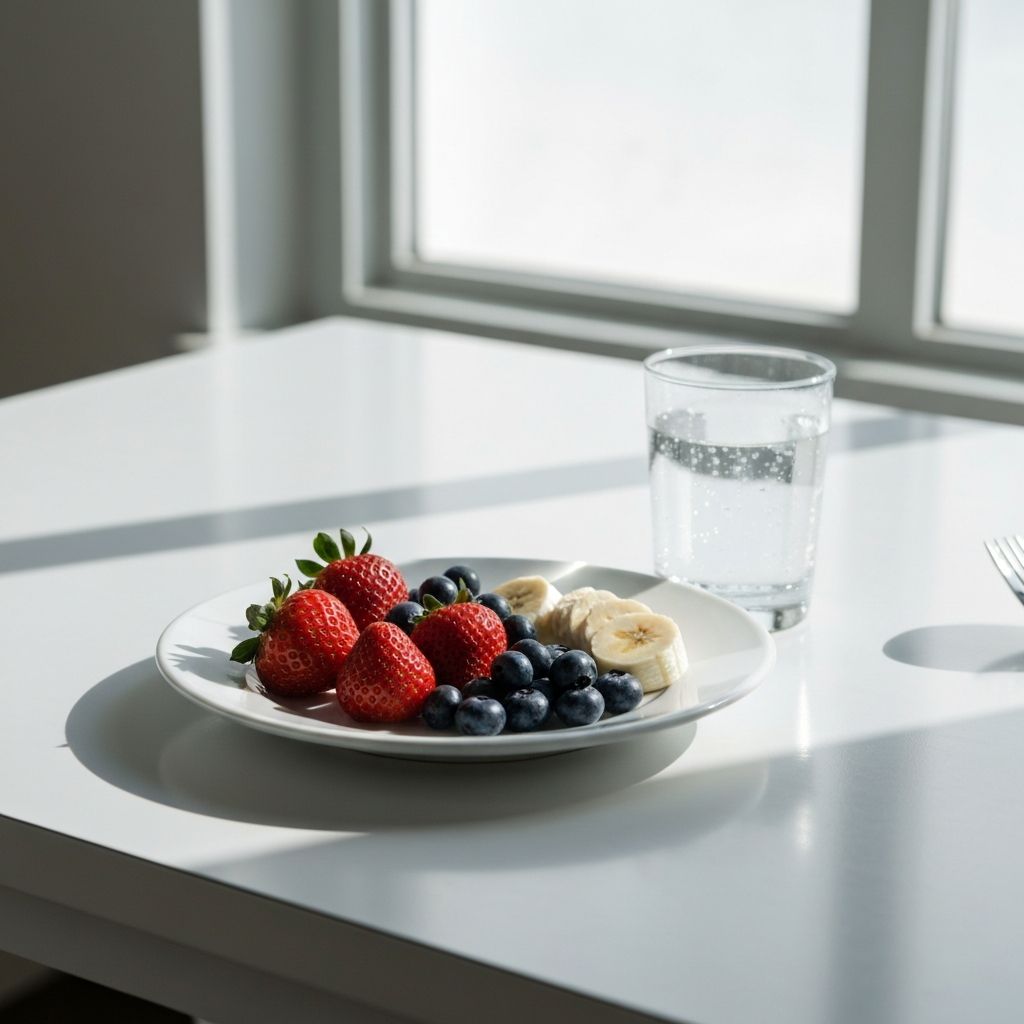 Frühstück bei Tageslicht