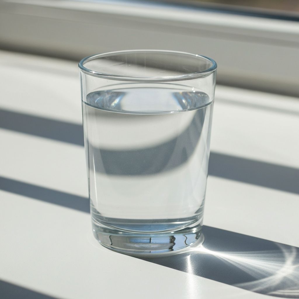 Glas Wasser